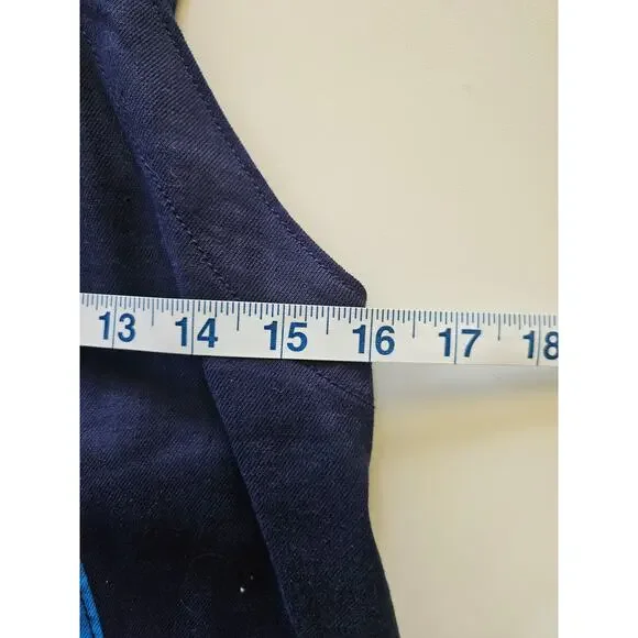 NWT Anthropologie Maeve Ami Linen Halter Maxi Dress, Size S - Picture 10 of 12